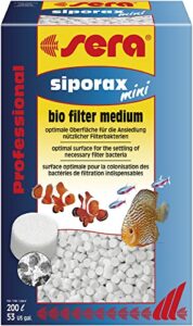 sera siporax mini Professional 1.000 ml (270 g) | biologisches Filtermedium für kleine & Nano-Aquarien | hochporöses Sinterglas für stabile Wasserwerte