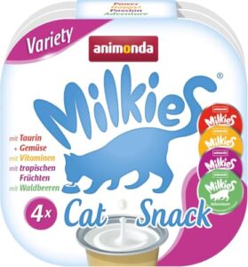 animonda Milkies Katzensnack Milch Cups Variety Mixpack (15×4 Cups à 15 g)