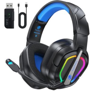 Fachixy Wireless Gaming Headset mit Mikrofon für PS5, PS4, PC, Switch & Mac