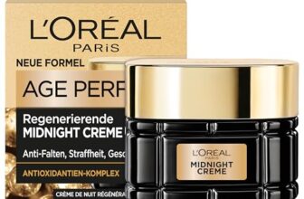 L’Oréal Paris Midnight Creme für Frauen: Regeneriert die Haut über Nacht & schützt tagsüber mit einzigartiger Antioxidantien-Regenerationsformel, Age Perfect Zell Renaissance, 1x 50ml