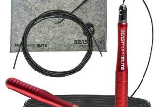 Beast Gear Springseil für Erwachsene – Fitness-Speed-Rope – Indoor-/Outdoor-Sprungseil für Ausdauer, Abnehmen, Boxen, Sport, MMA, Cardio – Gym Zubehör