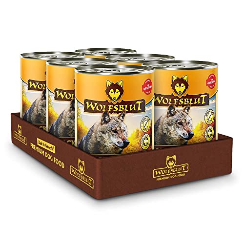Wolfsblut – Jack Rabbit – 6 x 395 g – Kaninchen – Nassfutter – Hundefutter – Getreidefrei