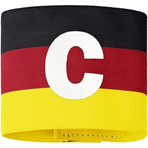 JAKO Kapitänsbinde 2823 Schwarz/Rot/Gelb Senior