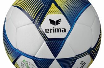 Erima Unisex Jugend HYBRID Futsal Ball (7192410), new Navy/gelb, 4