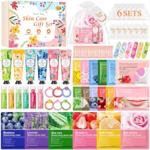 60PCS Geschenk für Frauen,Beauty-Hautpflegeset mit Handcreme,Gesichtsmasken