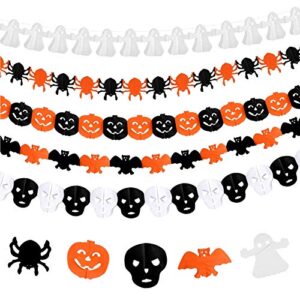 TaimeiMao 5 STK Halloween Deko Set,Halloweens Girlande,Halloweendecoration