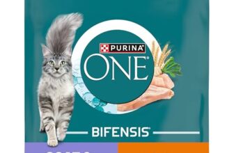 PURINA ONE BIFENSIS Coat und Hairball, reich an Huhn, 6 x 750g