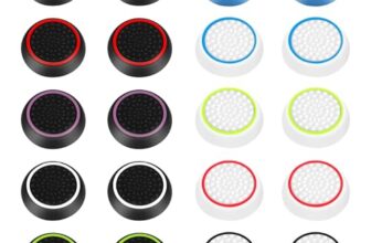 AYESY Joystick Kappen, 20 Stück Silikon Thumbsticks Grips PS5 Controller Sticks Kappen für PS4 PS5 Controller Zubehör Xbox One Series X/S, Joystick-Schutz Aufsätze (Mehrere Farben)