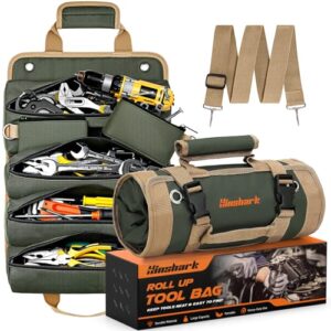 Hinshark Geschenke für Männer, Aufrollbare Werkzeugtasche, Männergeschenke