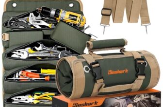 Hinshark Geschenke für Männer, Aufrollbare Werkzeugtasche, Männergeschenke