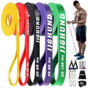 Fitnessbänder Set 5 Stück Mit Türanker, Griffen Und Tasche