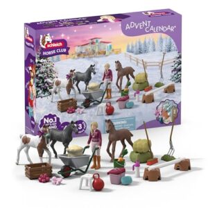 schleich Horse Club | Adventskalender Weihnachtswunder Fohlenaufzucht 99178