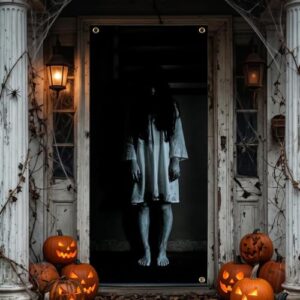 Halloween Deko, Gruseliger Türvorhang Für Halloween Türdeko, Horror Deko