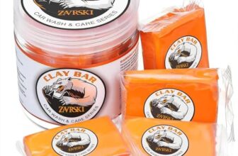 Zavrski Reinigungsknete Auto Car Clay Bar 4PCS 100g Reinigungsmasse Lackreinigungsknete zur Lackpflege und Felgenreinigung
