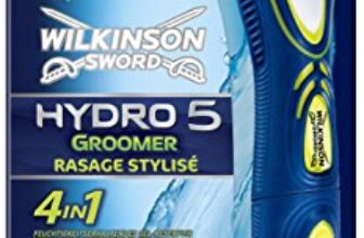 Wilkinson Sword Hydro 5 Groomer Rasierer mit 1 Klinge und Trimmer inklusive Batterie, 1 Stück