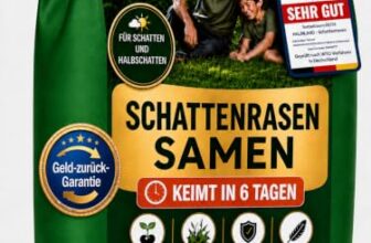 Schattenrasen Samen schnellkeimend 2,5kg Grassamen Rasensamen Rasensaat