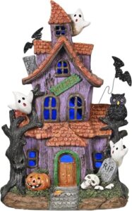 Valery Madelyn Halloween Dekoration mit farbwechselnden Lichtern 22cm