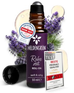 Heldengrün® BIO Roll On „Ruhezeit“ [100% NATURREIN] Lavendel & Zirbe 10 ml