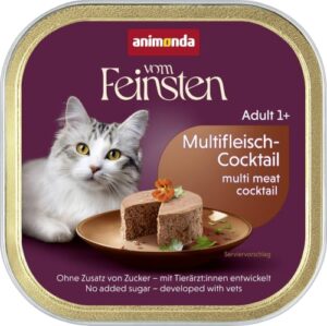 animonda vom Feinsten Katzenfutter nass Multfleisch-Cocktail (32 x 100 g)