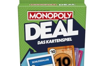 Monopoly Deal Kartenspiel, der Klassiker in der schnellen Version, Strategiespiel für Erwachsene und Kinder, ideal für unterwegs, Geschenk, oder Wichteln