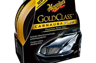 Meguiar’s Gold Class Carnauba Plus Premium Paste Wax 311g – Langanhaltende Carnauba-Polymer-Mischung für tiefen Glanz und reflektierende Oberfläche, sicher für Klarlack und glänzende Lackierungen