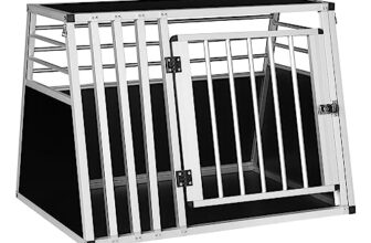 EUGAD Hundebox Auto Kofferraum, Hundetransportbox Auto