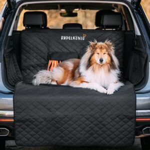 Rudelkönig Kofferraumschutz Hund – Auto Hundedecke mit Ladekantenschutz