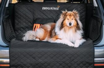 Rudelkönig Kofferraumschutz Hund – Auto Hundedecke mit Ladekantenschutz