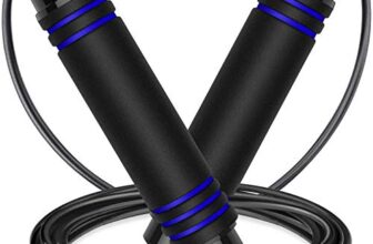 Blukar Springseil, Speed Rope Verstellbar mit Hautfreundlich Schaum Griffe