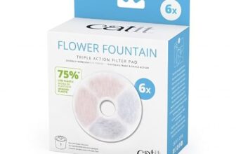 Catit Triple Action Filter rahmenlos, Filter für die catit Blumentrinkbrunnen, 6er Pack
