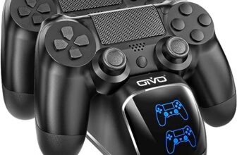 OIVO PS4 Ladestation für PS4/Pro/Slim Controller in 1,8 Std Schnellladen
