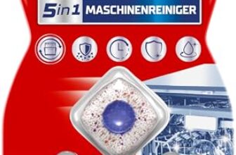 Somat 5in1 Maschinenreiniger (3 Tabs), Anti-Kalk Geschirrspüler-Reiniger