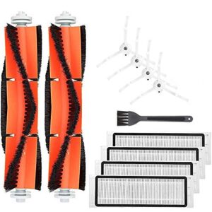 Isincer S50 S6 Ersatzzubehör für XIAOMI MI Robot Vacuum, Roboter Roborock S50 S51 S5 Max S6 S6 Pure S6 MaxV Ersatzteile Bürste & Filter für Staubsauger(Not for Mop Pro 2)