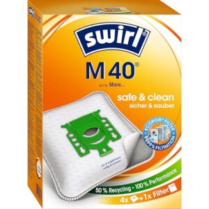 Swirl M40/M50 Staubsaugerbeutel für z.B. Miele S8340, Classic, Complete…