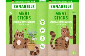 Sanabelle Meat Sticks Lamm & Katzenminze 16x35g