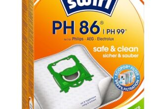 Swirl PH 86 / PH 99 EcoPor Staubsaugerbeutel 4 Staubbeutel + 1 Filter Staubsaugerbeutel, Siehe Bild und Beschreibung