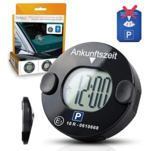 Technaxx Elektronische Parkscheibe mit Magnetbefestigung, KBA TX-353