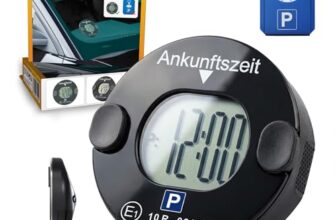 Technaxx Elektronische Parkscheibe mit Magnetbefestigung, KBA TX-353