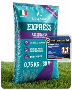 LERAVA® EXPRESS Rasensamen herbst schnellkeimend (0,75 kg für 30 m²)