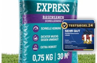 LERAVA® EXPRESS Rasensamen herbst schnellkeimend (0,75 kg für 30 m²)
