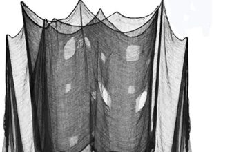 Halloween decorative fabric for Halloween party decoration for doors, halls, shower curtains, porches, decks, windows, gates [6 m x 1.2 m]