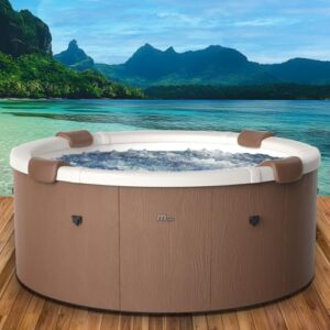 BRAST Whirlpool MSpa Rova mit Fester Außenwand | Ø182x70cm