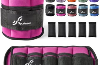 Sportneer Gewichtsmanschetten, Verstellbares Gewichte für Beine und Arme