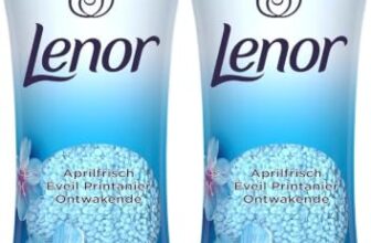 Lenor Wäscheparfüm Aprilfrisch 495g, Non-Stop Frische Für Bis Zu 12 Wochen Im Schrank (Packung mit 2)