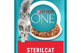 PURINA ONE STERILCAT, zarte Stückchen in Sauce für sterilisierte, 26 x 85g