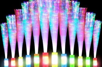 Joycabin 12 Stück LED Leuchtstäbe, Knicklichter Party Set, Multicolor Licht