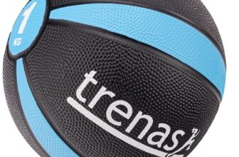 trenas Gummimedizinball PRO – Der professionelle Medizinball – 1 KG