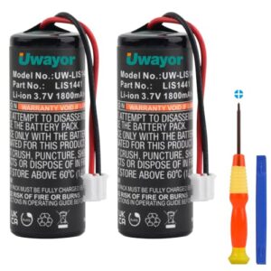 Uwayor LIS1441 Ersatzakku 1800mAh Akku für PS3 Move Motion Controller 2-Pack CECH-ZCM1E CECH-ZCM1U PlayStation Move Motion Controller, 3.7V