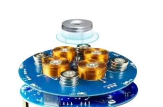 TJ-56-254 DIY Magnetlevitation Kit DC12V 2A PCB Löten 50G/150G DIY Elektronik-Kit für wissenschaftliches Experiment