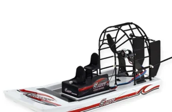 GARTT 2.4G Hochgeschwindigkeits-Sumpfluft-RC-Boot mit 55 km/h, Schneestrandwasser-Fahrzeug-Modelle
